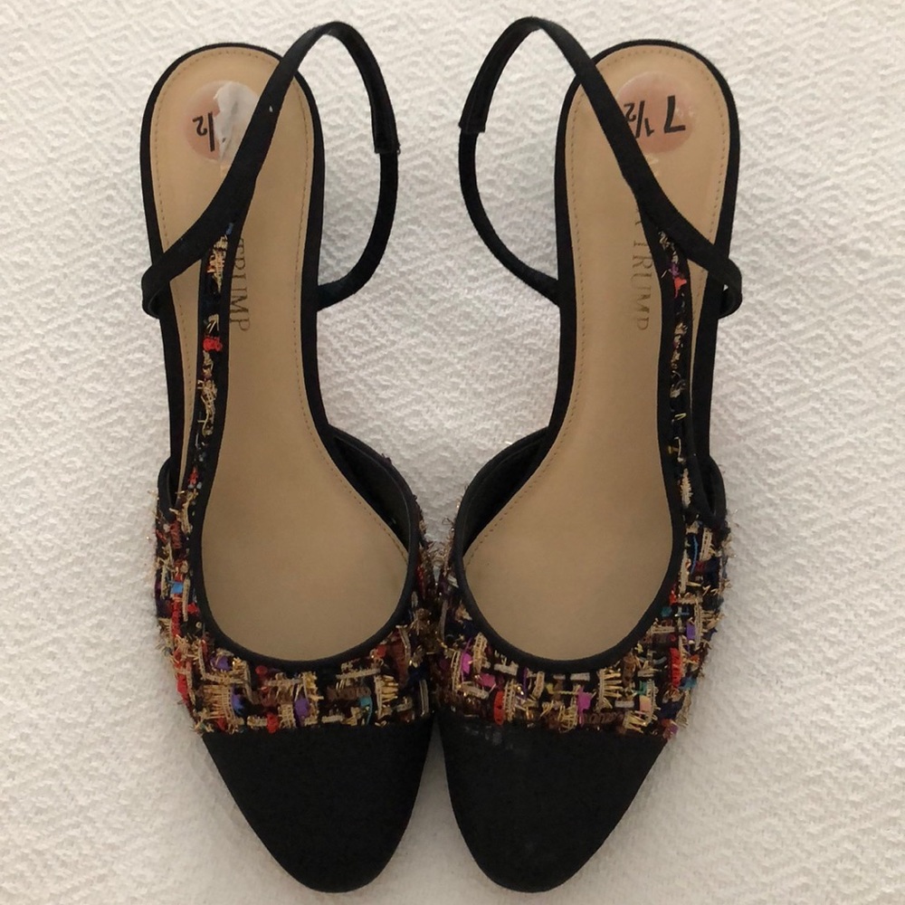 Sling back kitten heel